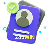 Tornar-se um membro do 283WIN é muito simples